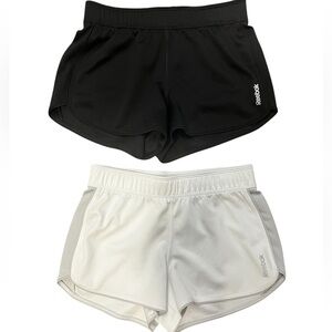 Reebok Women's Black Athletic Running Short Bundle Set Size XS Casual Fitness